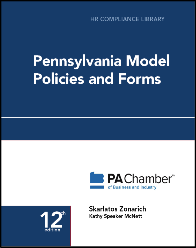 Pennsylvania Model Policies and Forms (Online) employment law image, remote work, labor laws, employment laws, right to work, order of protection, minimum wage