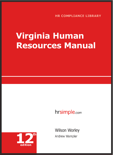 Virginia Human Resources Library  employment law image, remote work, labor laws, employment laws, right to work, order of protection, minimum wage