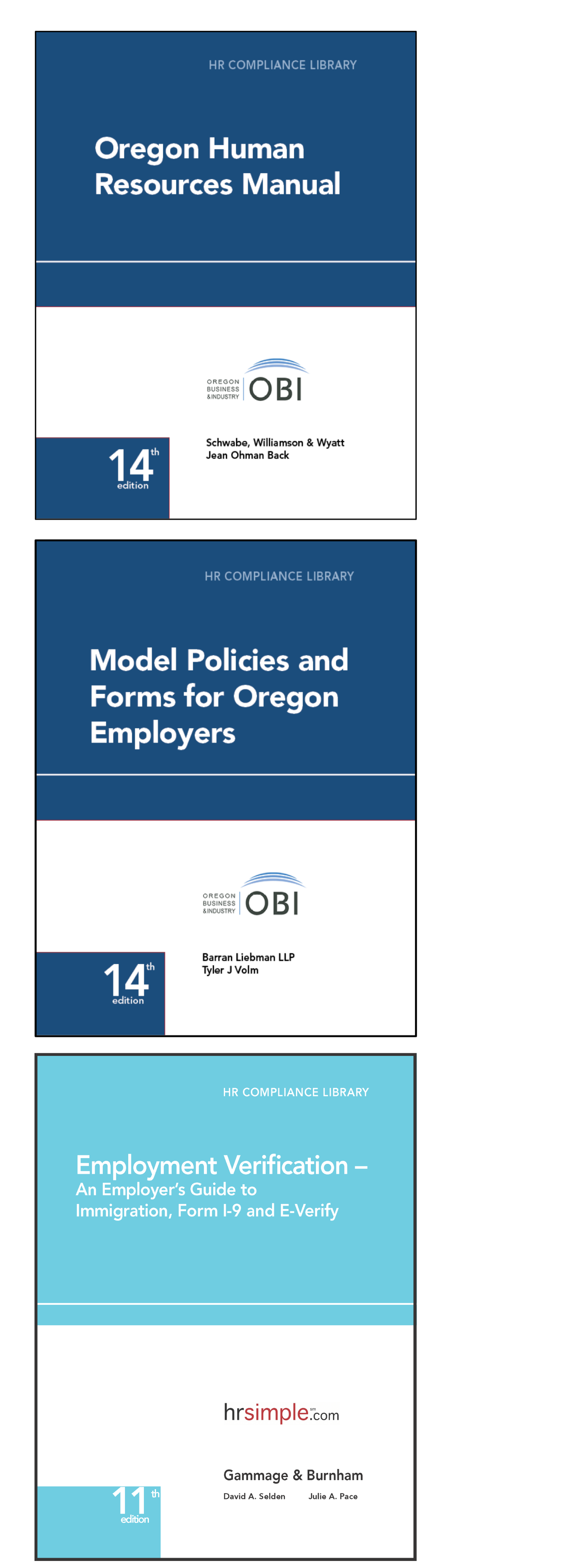 Oregon Human Resources Library with E-Verify employment law image, remote work, labor laws, employment laws, right to work, order of protection, minimum wage
