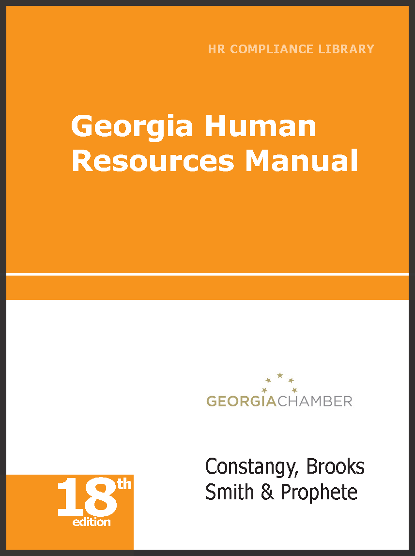 Georgia Human Resources Library—Online Only employment law image, remote work, labor laws, employment laws, right to work, order of protection, minimum wage
