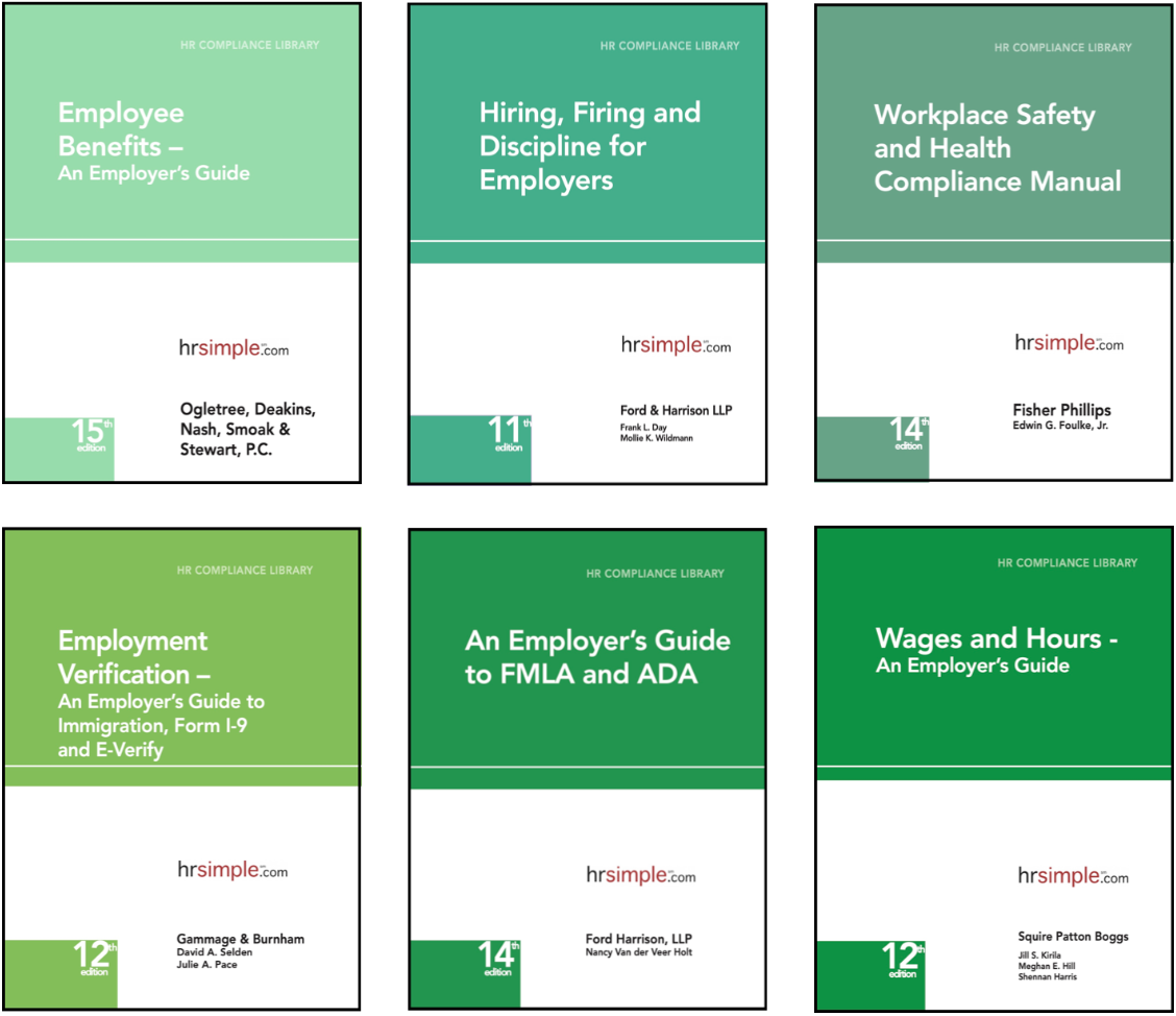 Federal Employment Law Library 7-Day Free Trial employment law image, remote work, labor laws, employment laws, right to work, order of protection, minimum wage
